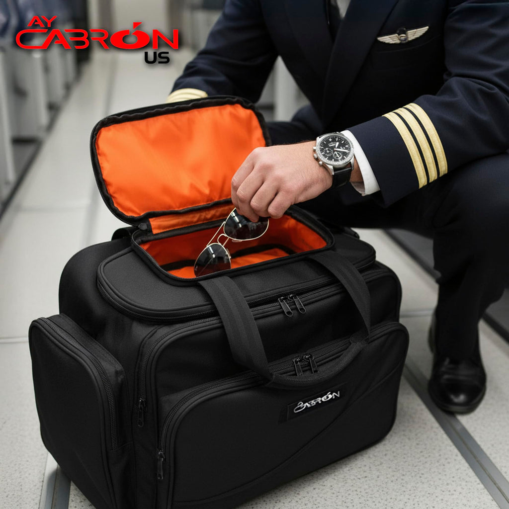 Lightweight Water-Resistant Pilot Flight Deck Bag D255825