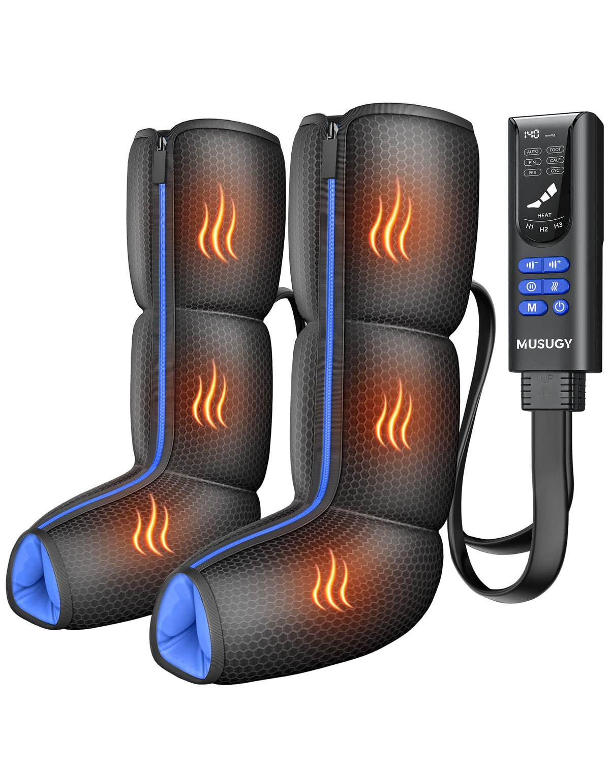Air Compression Leg Massager with Heat F4920