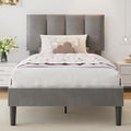 Twin Size Upholstered Bed Frame C686893