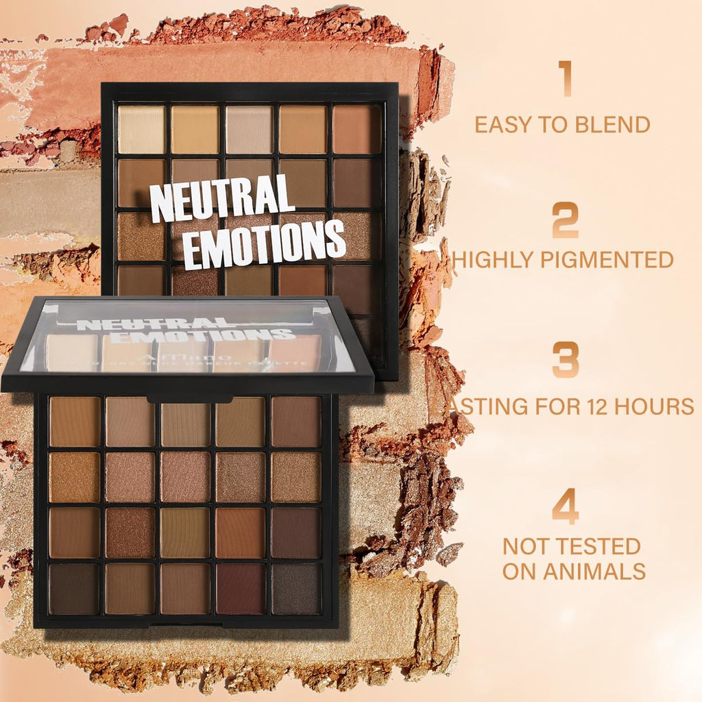 25 Color Matte Shimmer Eyeshadow Palette D1170