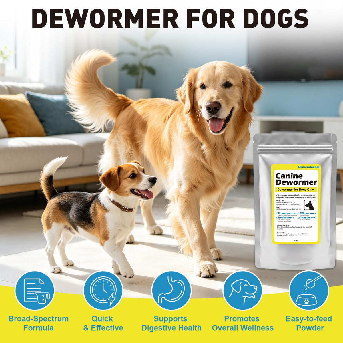 Dewormer for Dogs 100g F821100