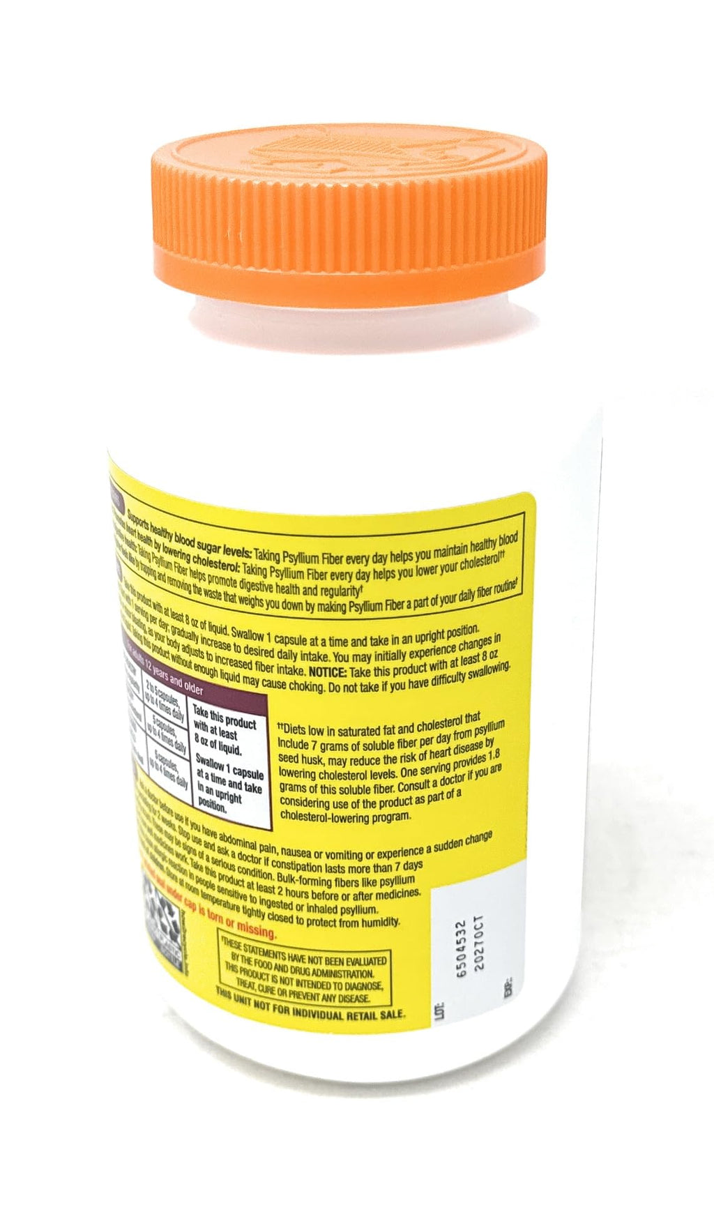 Fiber Supplement 360 Capsules B71851