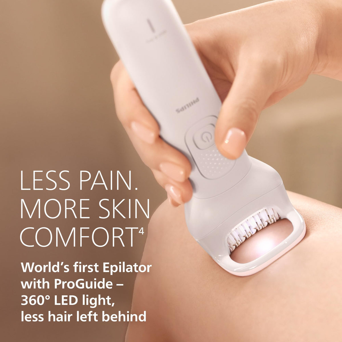 Cordless Wet and Dry Epilator with 7 Accessories I904