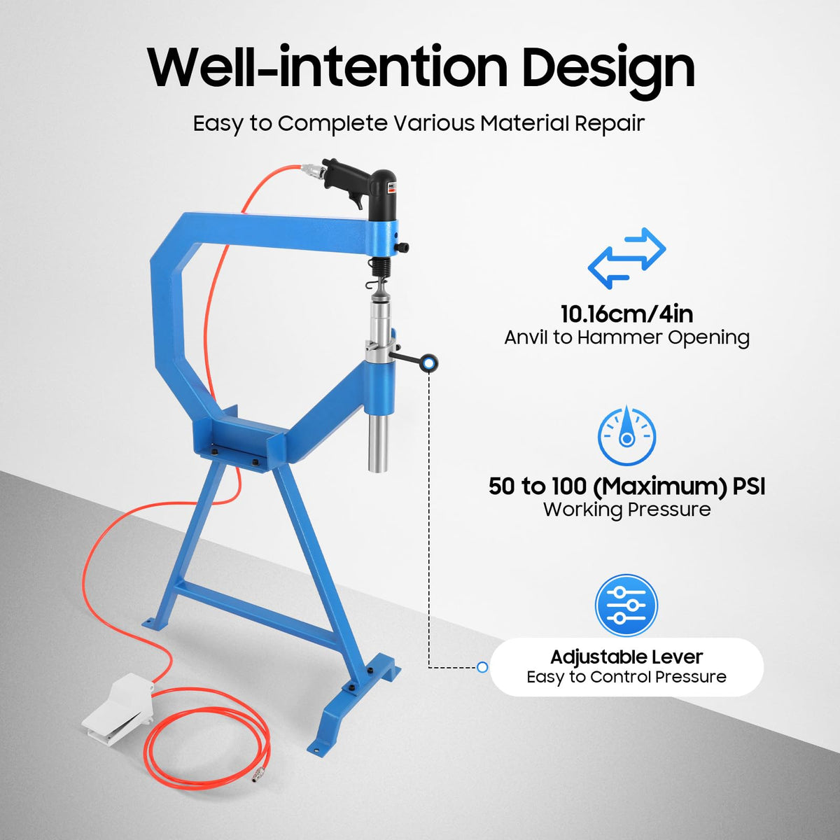 4" Pneumatic Planishing Hammer B622251