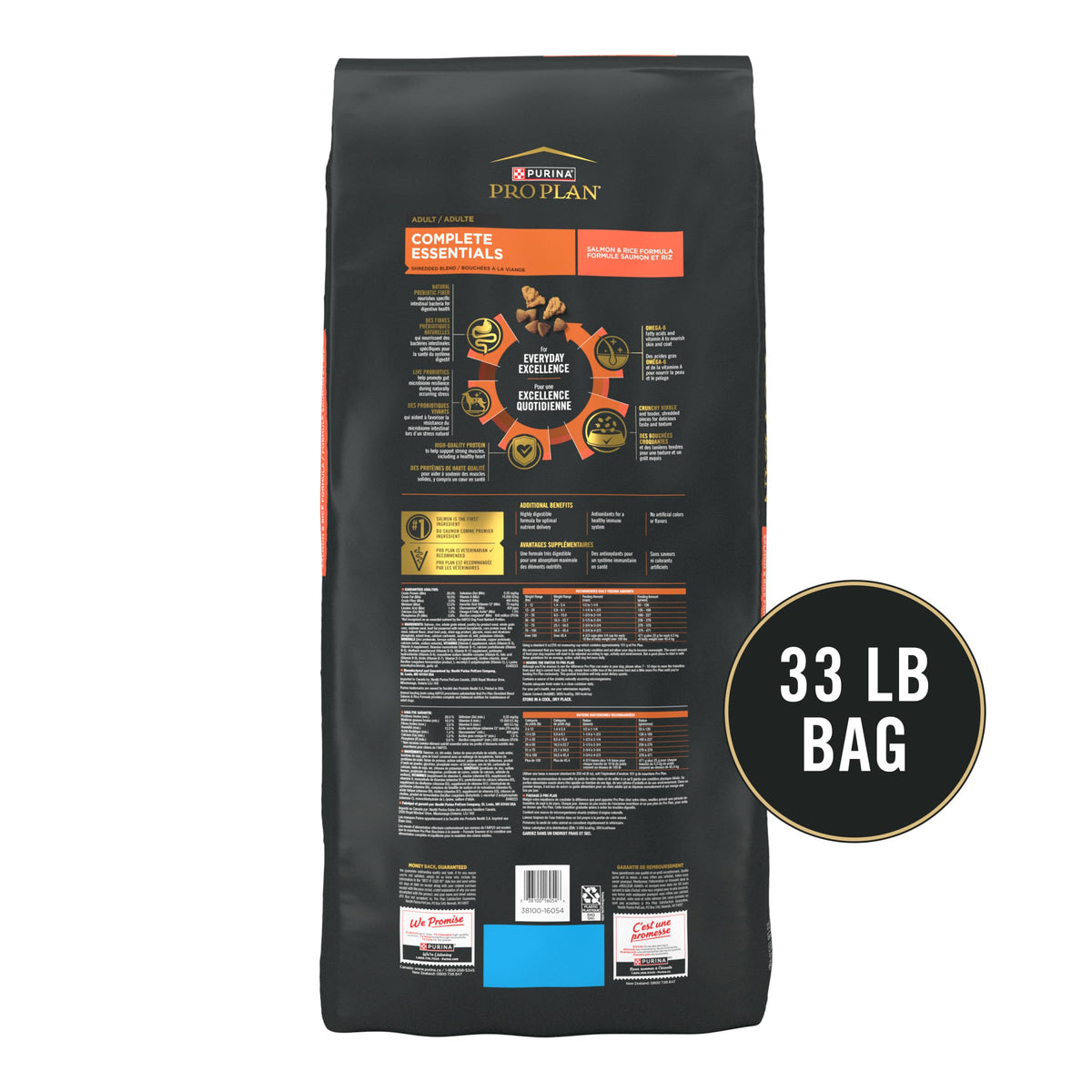 Salmon & Rice Dry Dog Food 33 lb Bag C353286