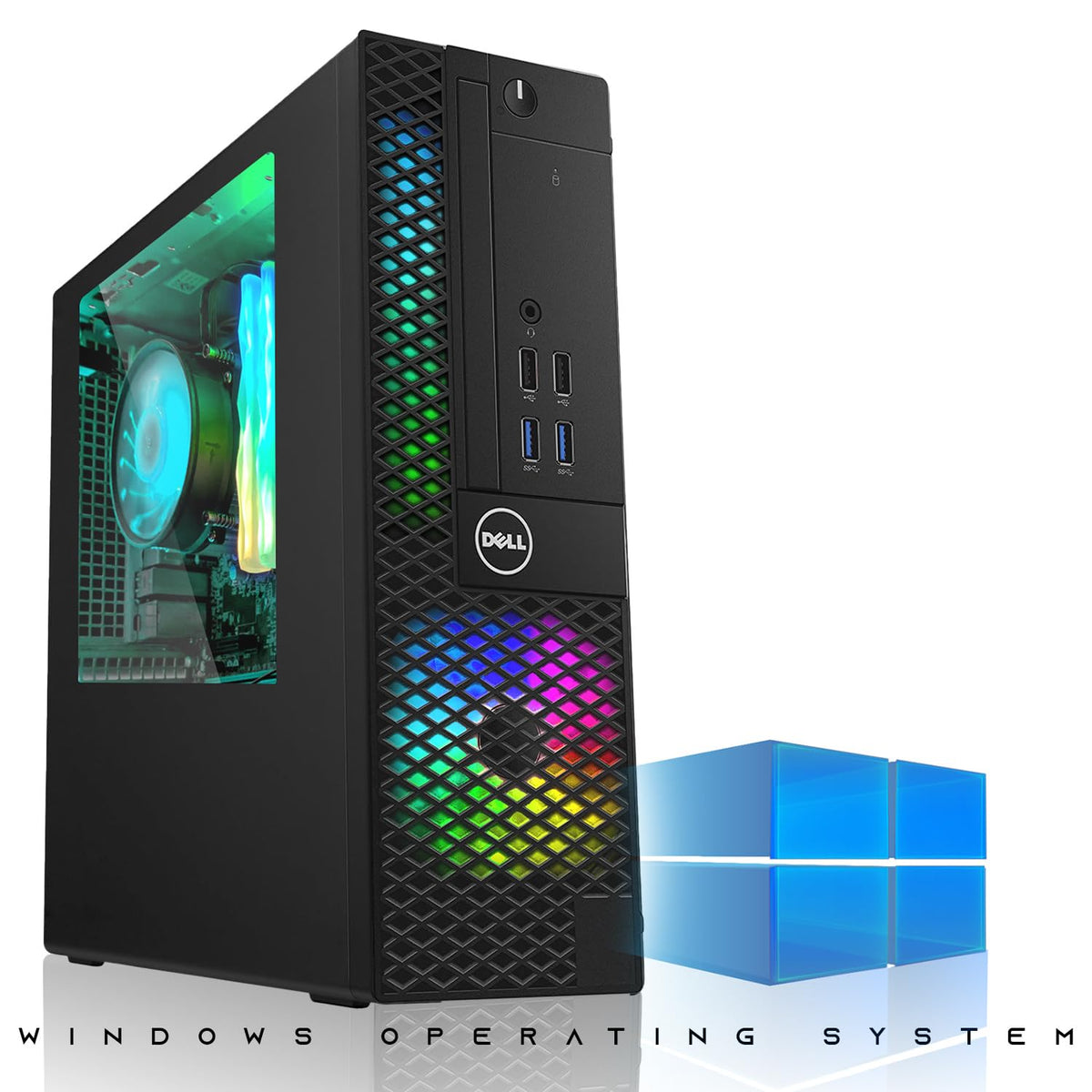 Intel Core i5 32GB RAM 2TB SSD Desktop PC with 24 Inch Curved Monitor K646