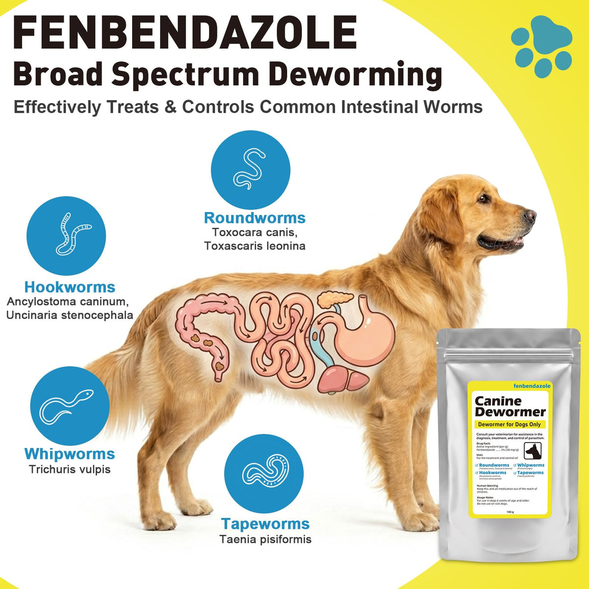 Dewormer for Dogs 100g F821100