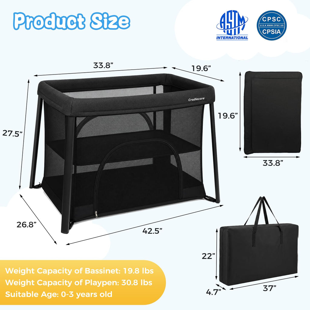 Portable Playpen with Bassinet M432909