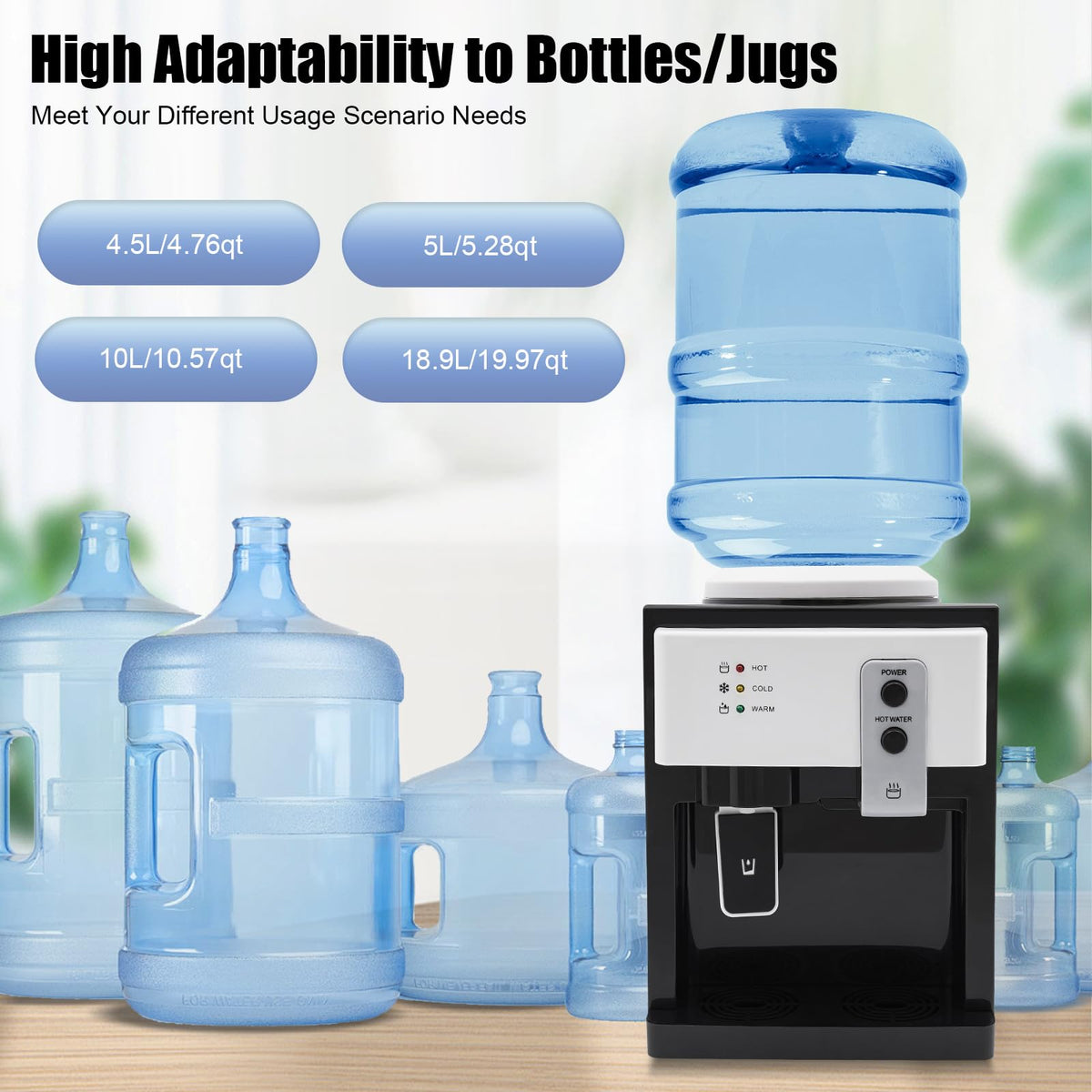 Top Loading Water Cooler Dispenser for 5 Gallon Bottle K528