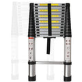 Aluminum Telescopic Extension Ladder 330 lbs Capacity 14.5FT B9503
