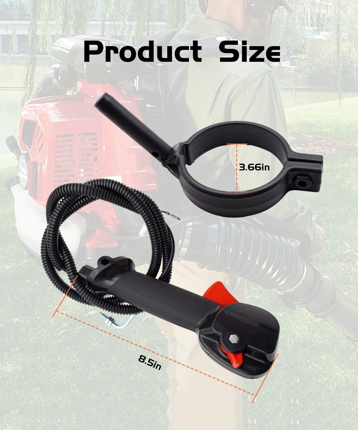 Throttle Control Lever Assembly for Backpack Leaf Blowers T848506