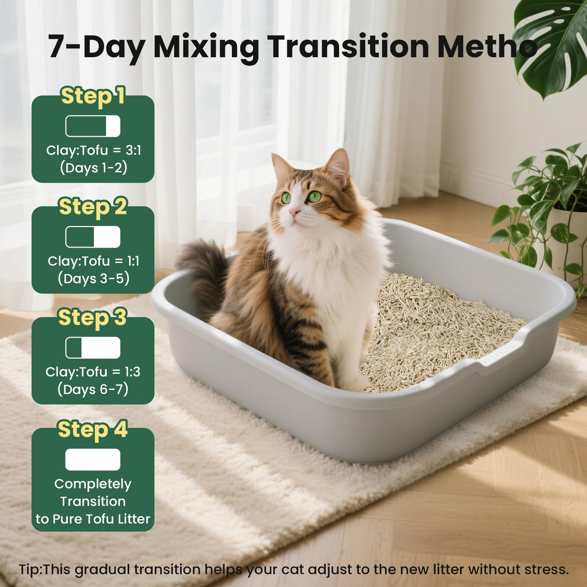 Tofu Cat Litter with Green Tea Extract 6LBS O89522
