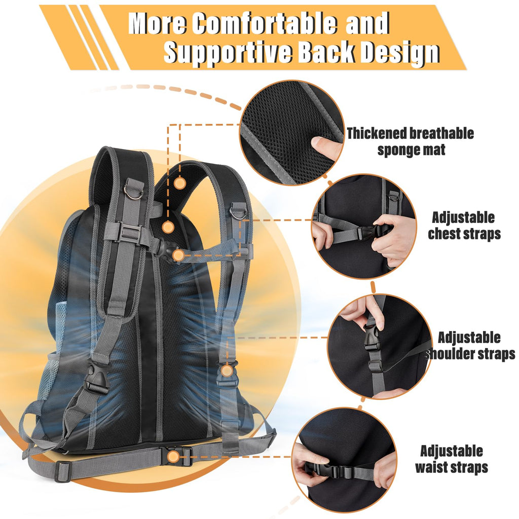Adjustable Breathable Dog Carrier Backpack T7426