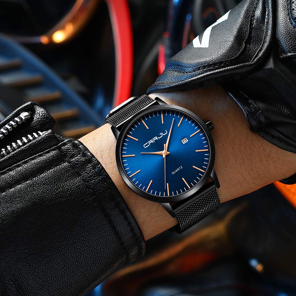 Minimalist Auto Date Quartz Waterproof Watch L936775
