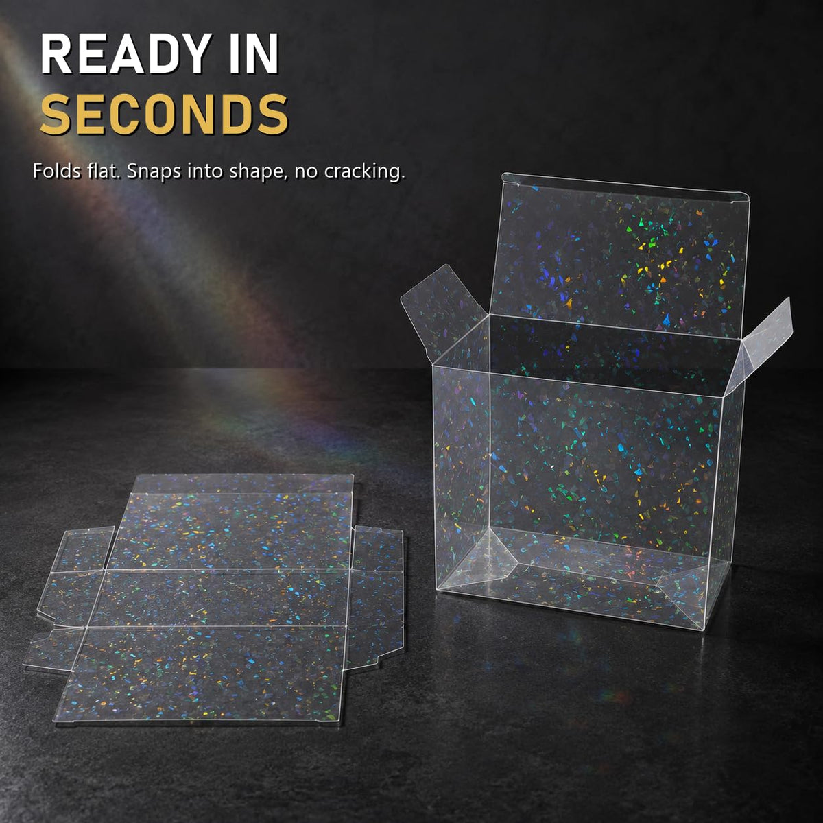 Holographic PET Plastic Elite Trainer Box Protector 20 Pack Y6868