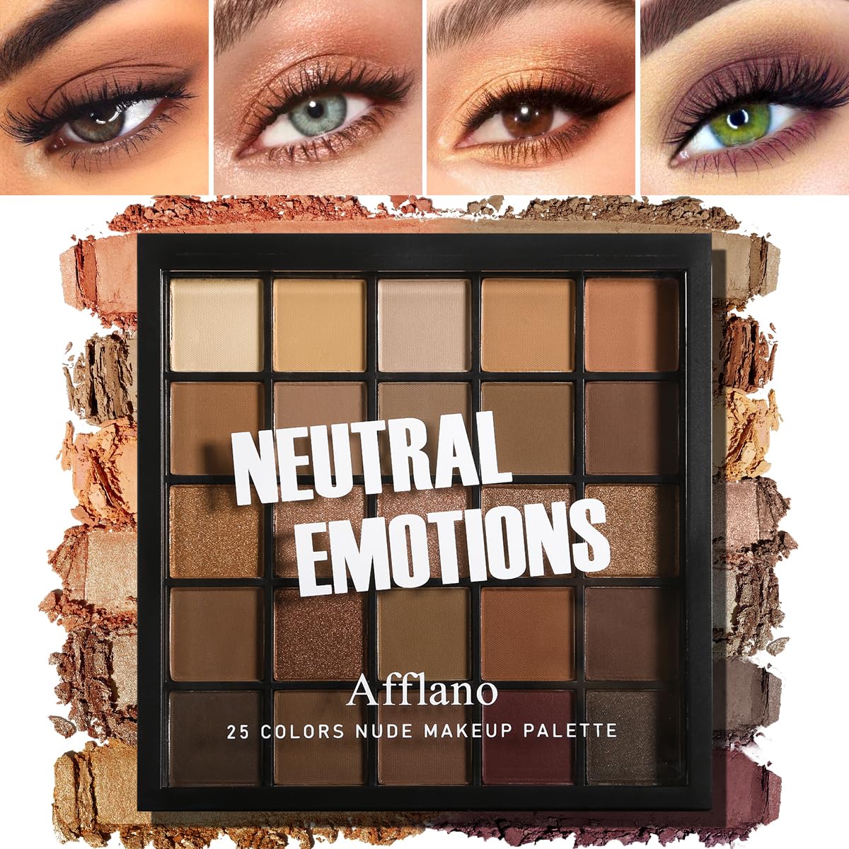 25 Color Matte Shimmer Eyeshadow Palette D1170