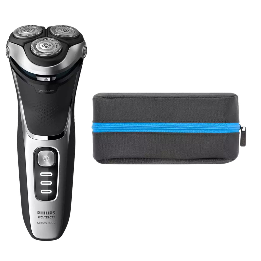 Cordless Rechargeable Wet & Dry Electric Shaver with Pop-up Trimmer V215