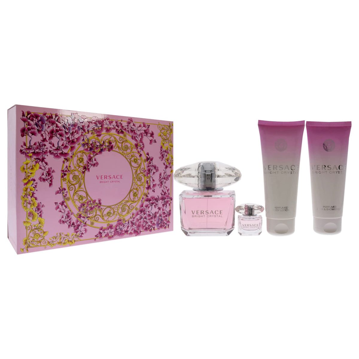 3 oz EDT Spray 3.4 oz Body Lotion Bath and Shower Gel 4 Pc Gift Set X32067