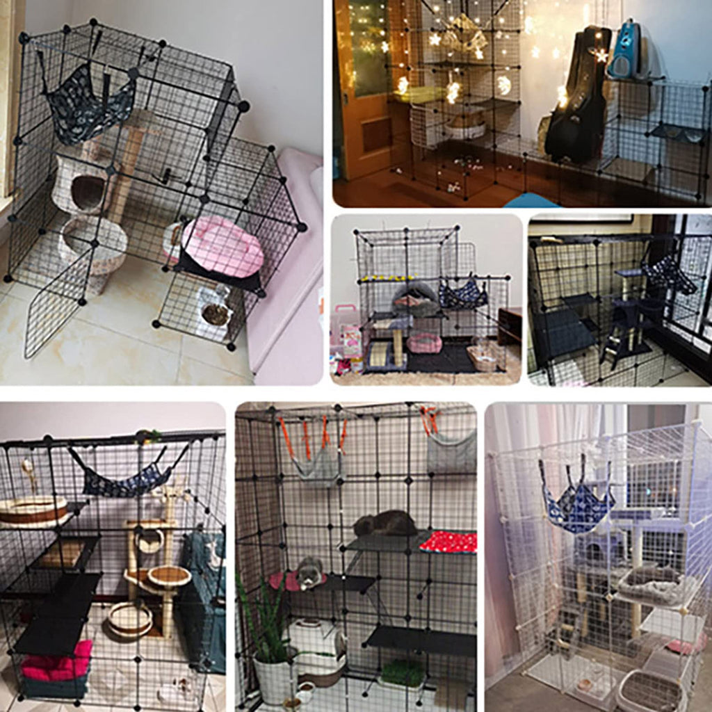 Metal Wire Small Animal Cage 147 * 75 * 110cm E5405
