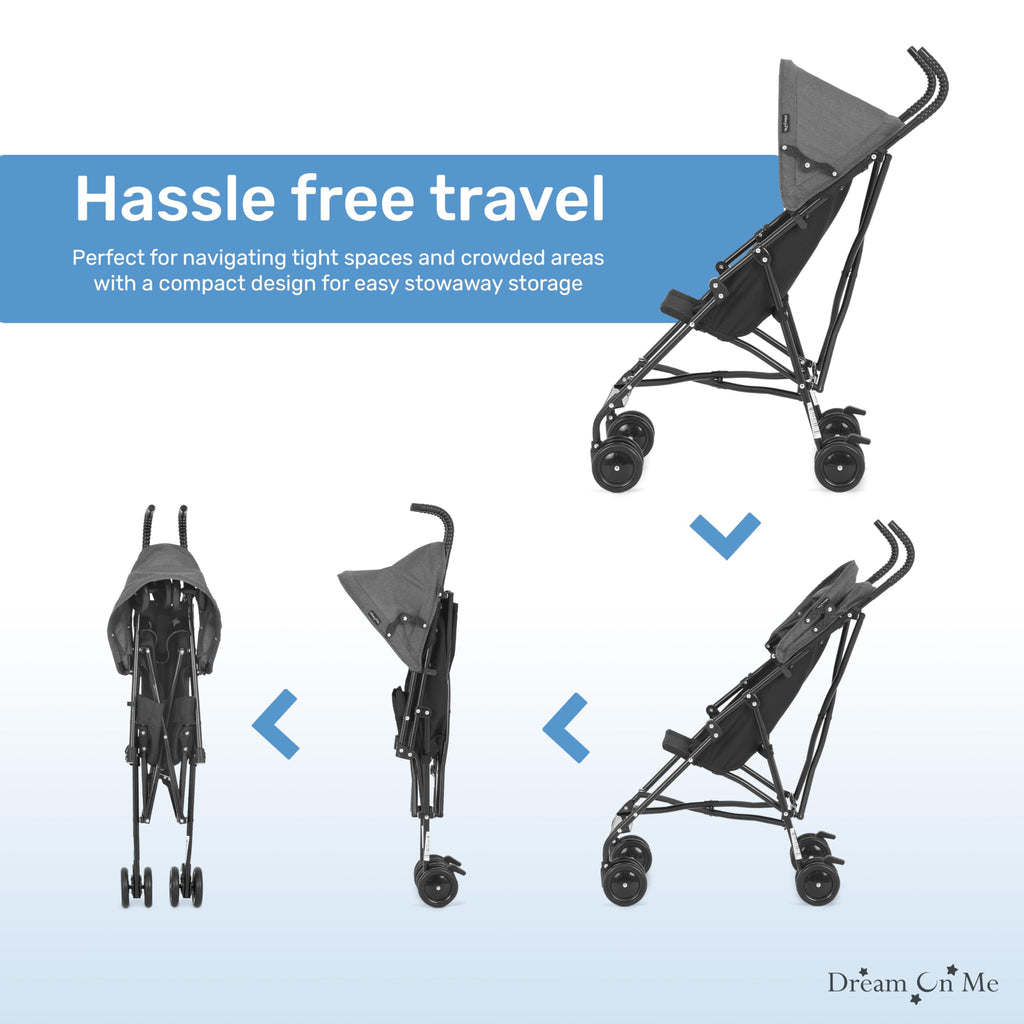 Black Lightweight Umbrella Stroller G2444