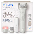 Cordless Wet and Dry Epilator with 7 Accessories I904