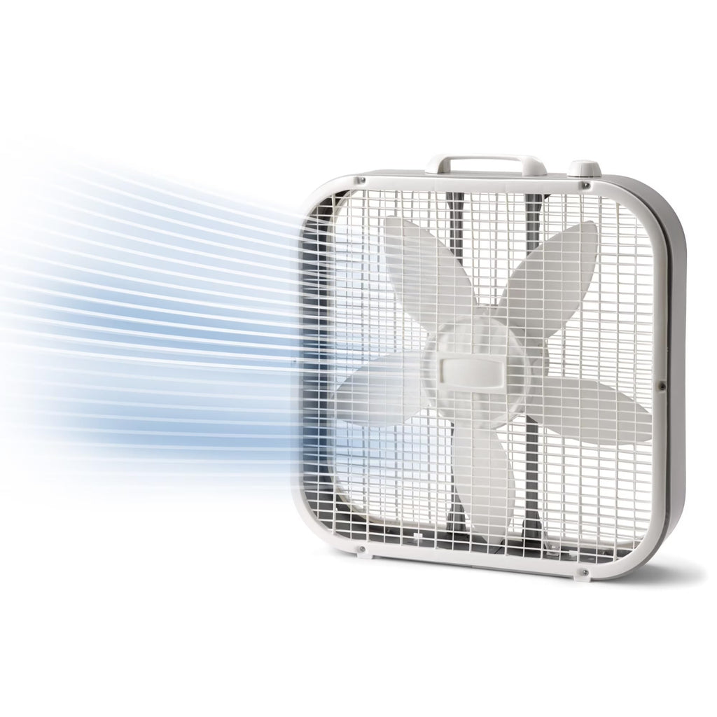 20 Inch Classic Box Fan with Carry Handle O111074