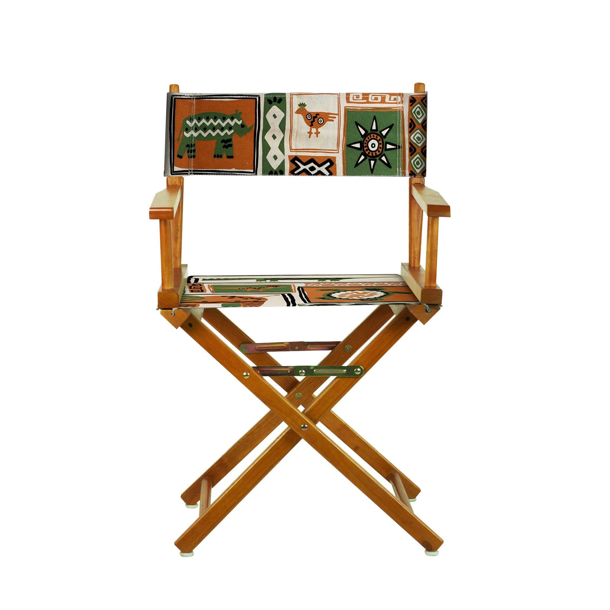 Director's Chair Honey Oak Cotton Wood Finish B884363