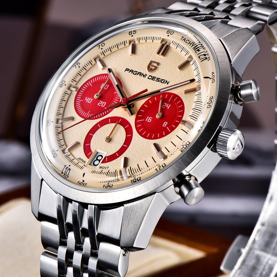 41MM Stainless Steel Chronograph Watch Z2387