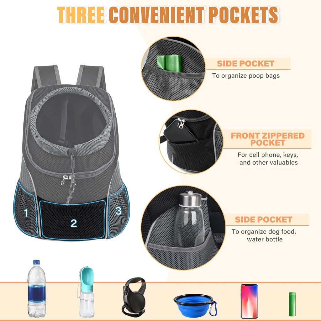Adjustable Breathable Dog Carrier Backpack T7426