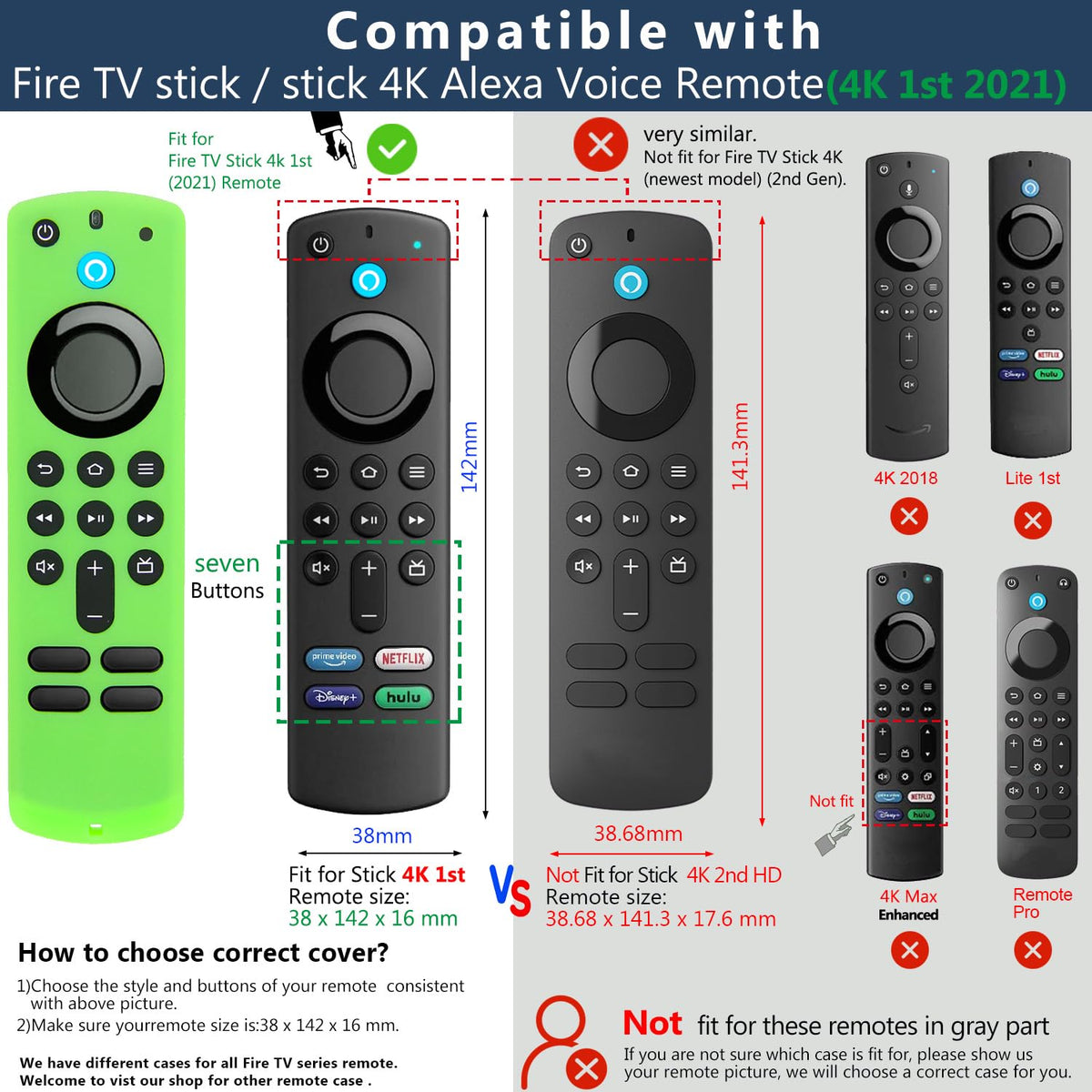 Silicone Remote Cover Case with Wrist Strap M579