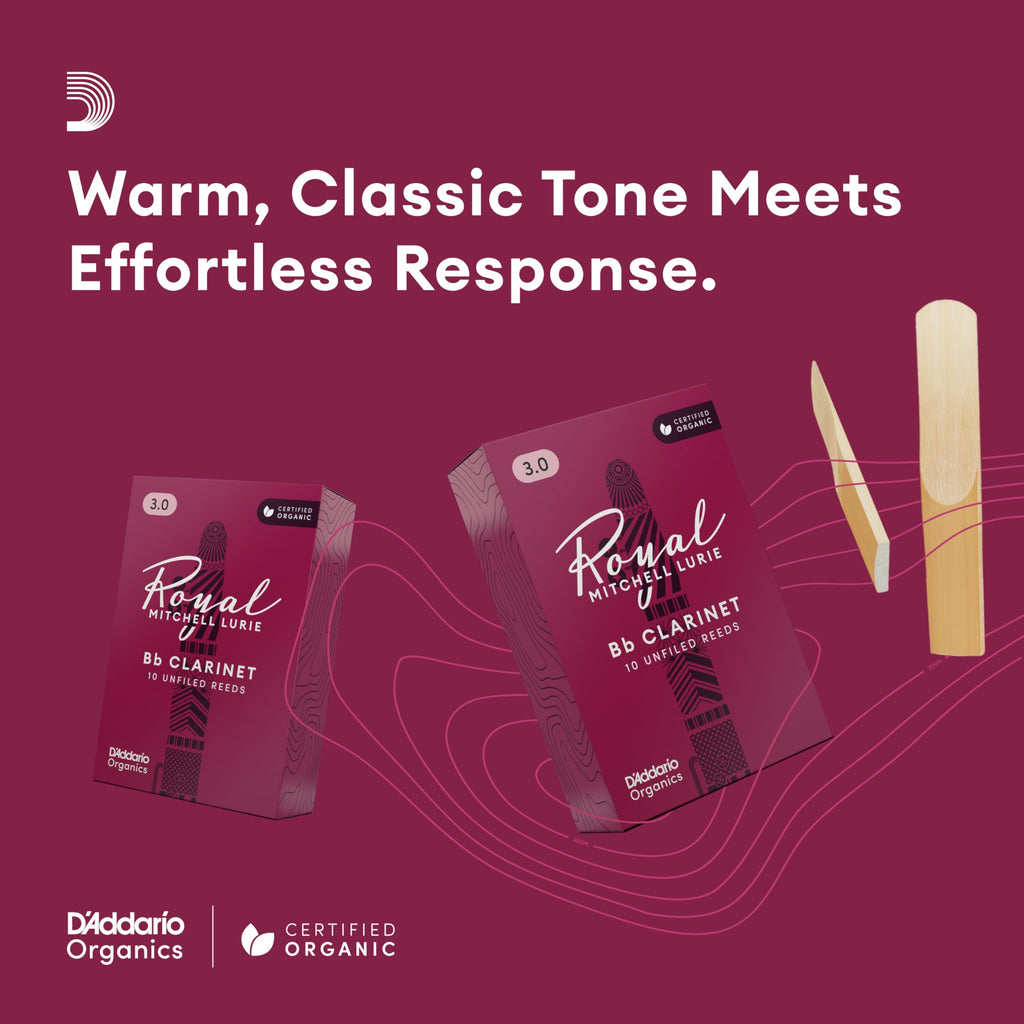Bb Clarinet Reeds Strength 3.5, 10-Pack X20726