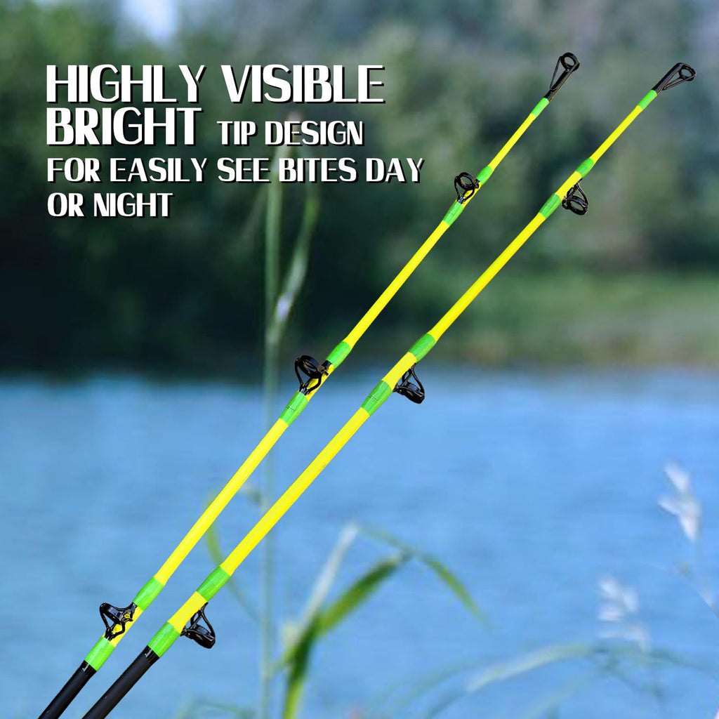Green Catfish Fishing Rod 2 Piece V3140