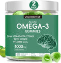 Vegan Omega-3 Algae Oil Softgels with DHA & EPA, 120 Softgels Q752896
