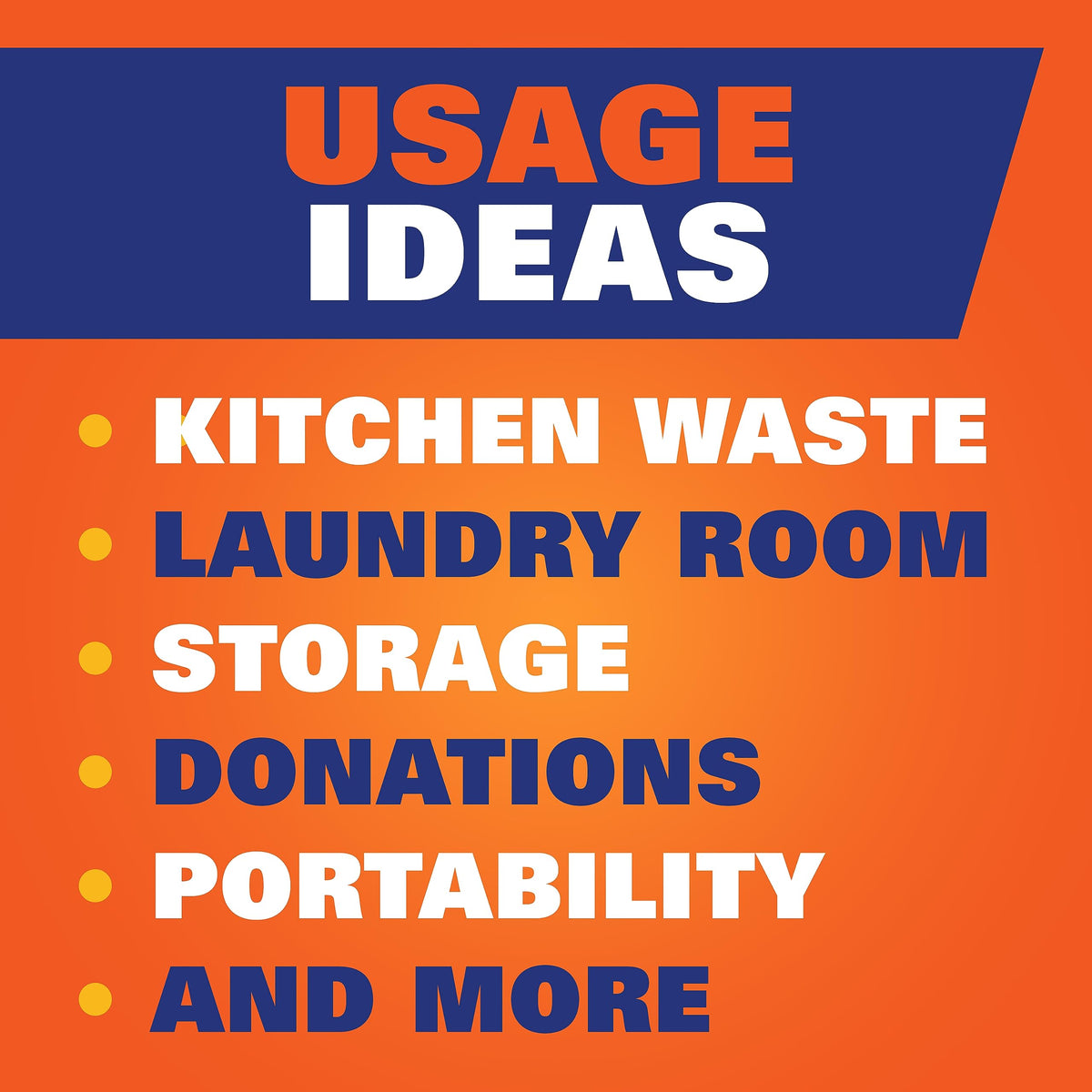 13 Gal White Unscented Kitchen Trash Bags T729087
