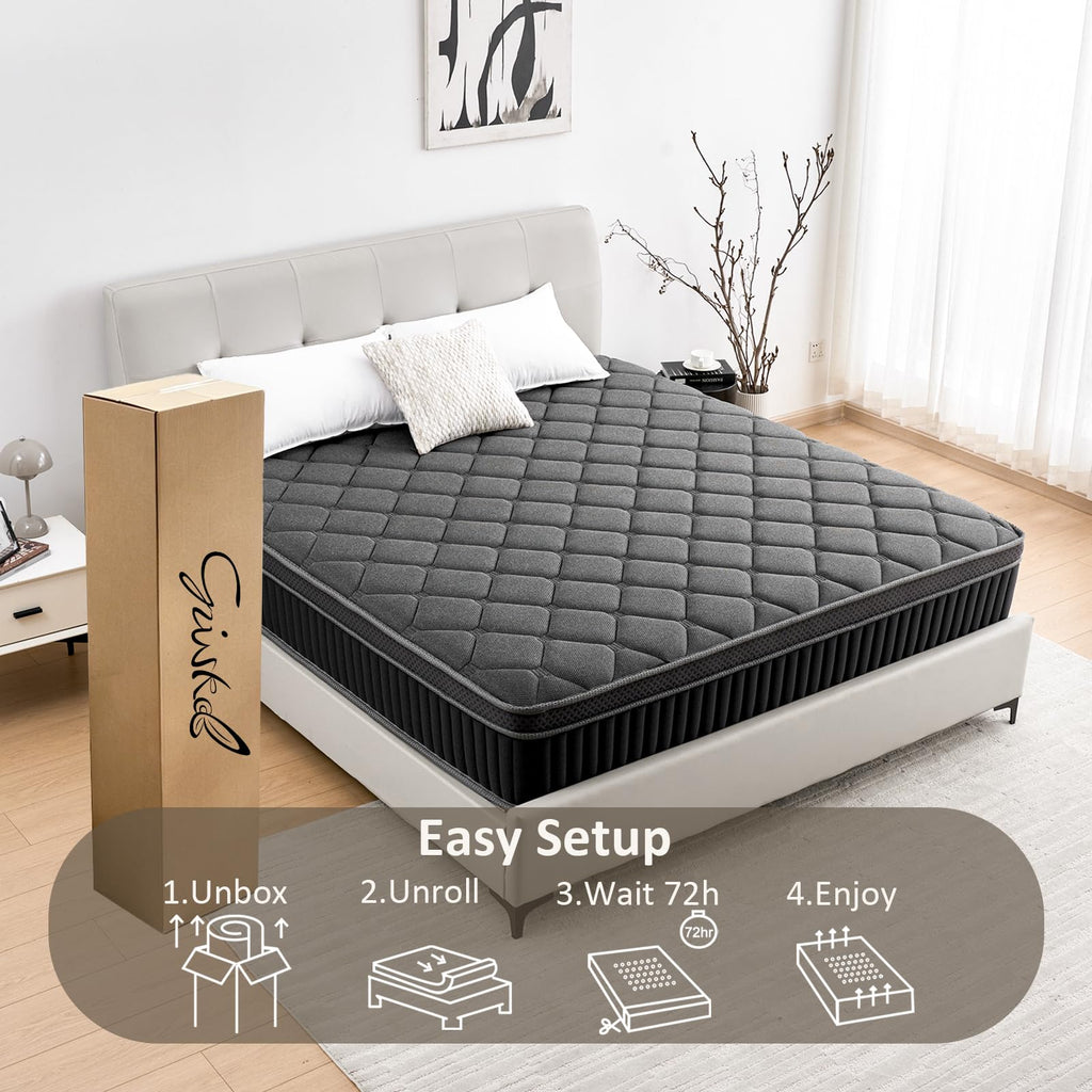 Full Size 12 Inch Hybrid Mattress K1321