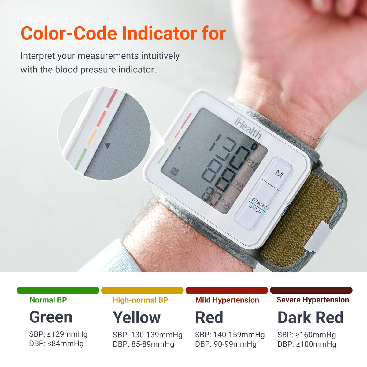 Wrist Blood Pressure Monitor with App V6590