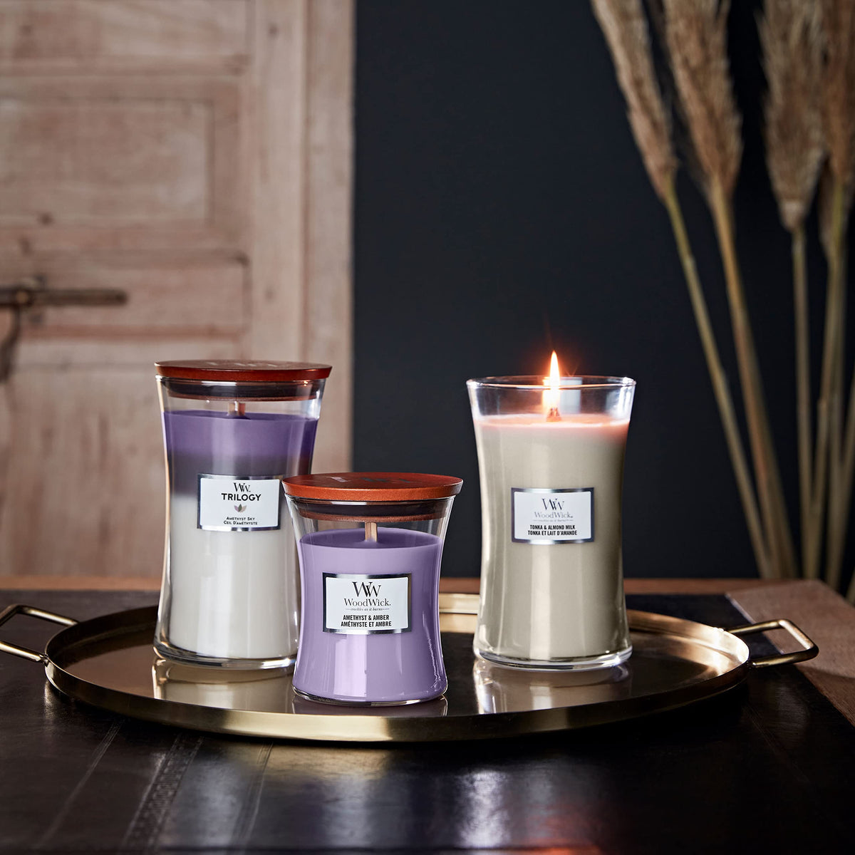 Large Scented Candle with Crackling Wick U537180