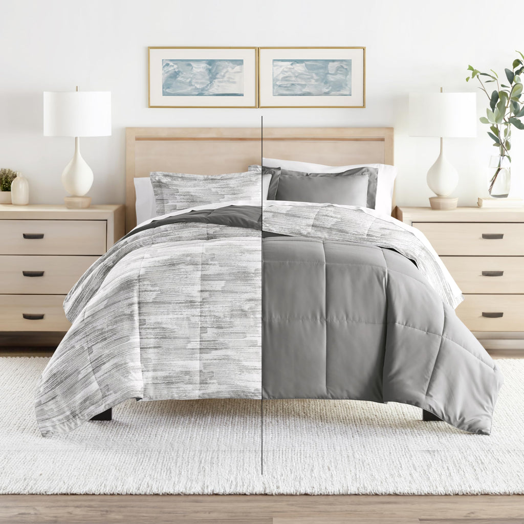Reversible King Size 3 Piece Comforter Set N5250