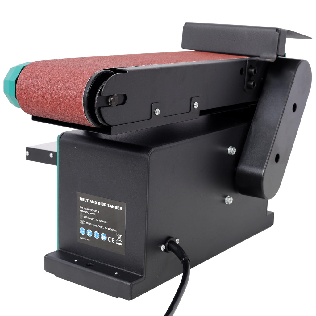 2-in-1 Belt & Disc Sander 4x36" Belt 6" Disc 0-90° Adjustable Tilt 120V M13941