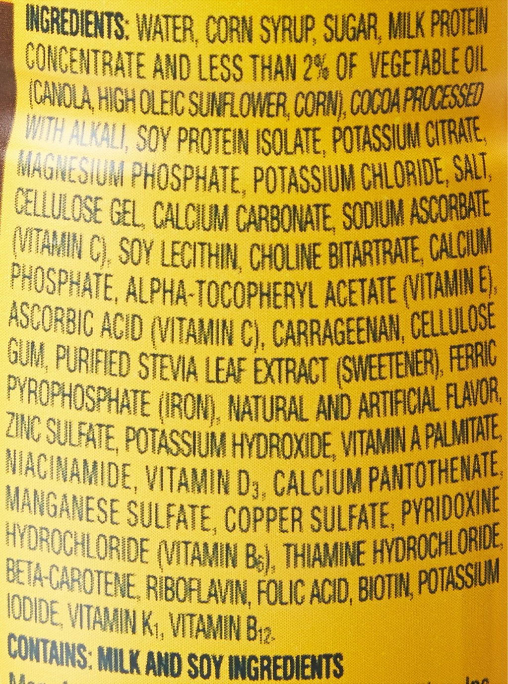 Chocolate Nutritional Drink 8 oz Bottle 24 Ct C1846