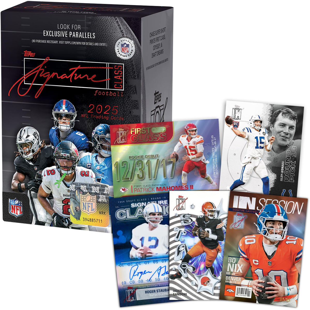 2025 Topps NFL Signature Class Football Value Box C37062
