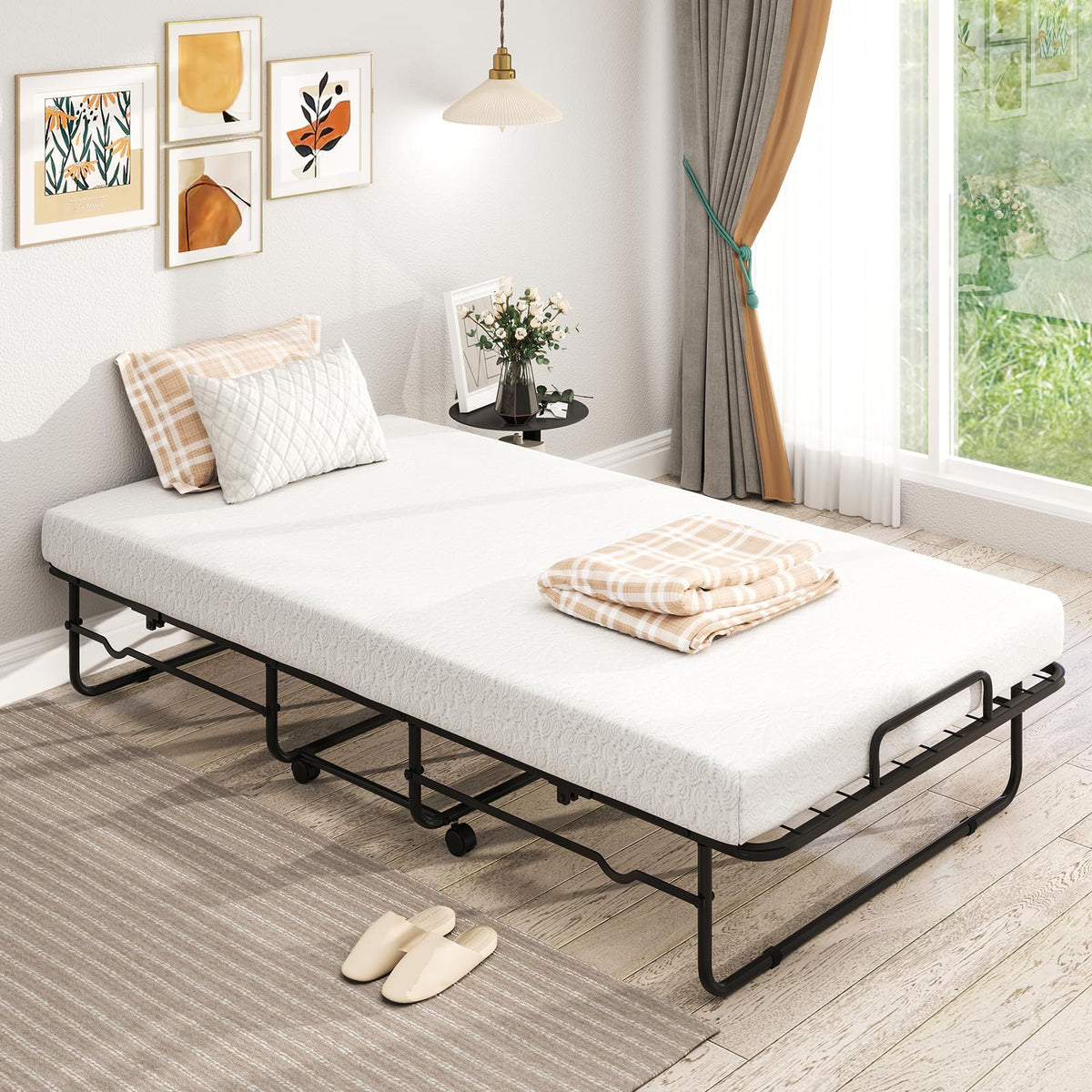 Twin Folding Bed with Mattress B82138