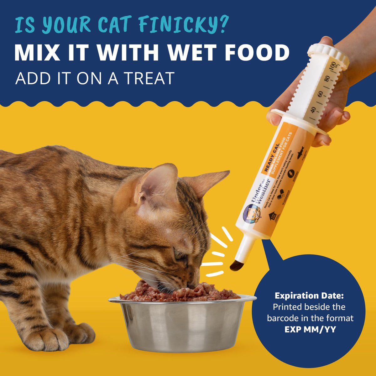 High Calorie Cat Supplement with Vitamins Minerals Omega Fatty Acids F510