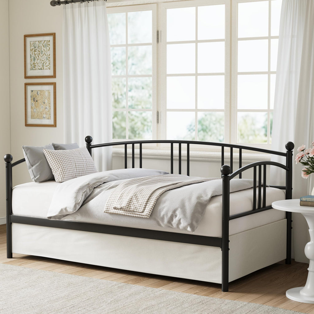 Twin Metal Daybed with Trundle L62578
