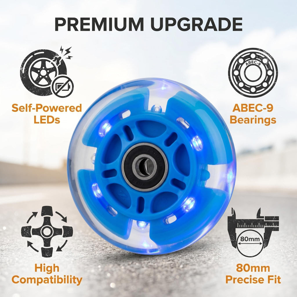 Light Up Scooter Wheels (2-Pack) V943