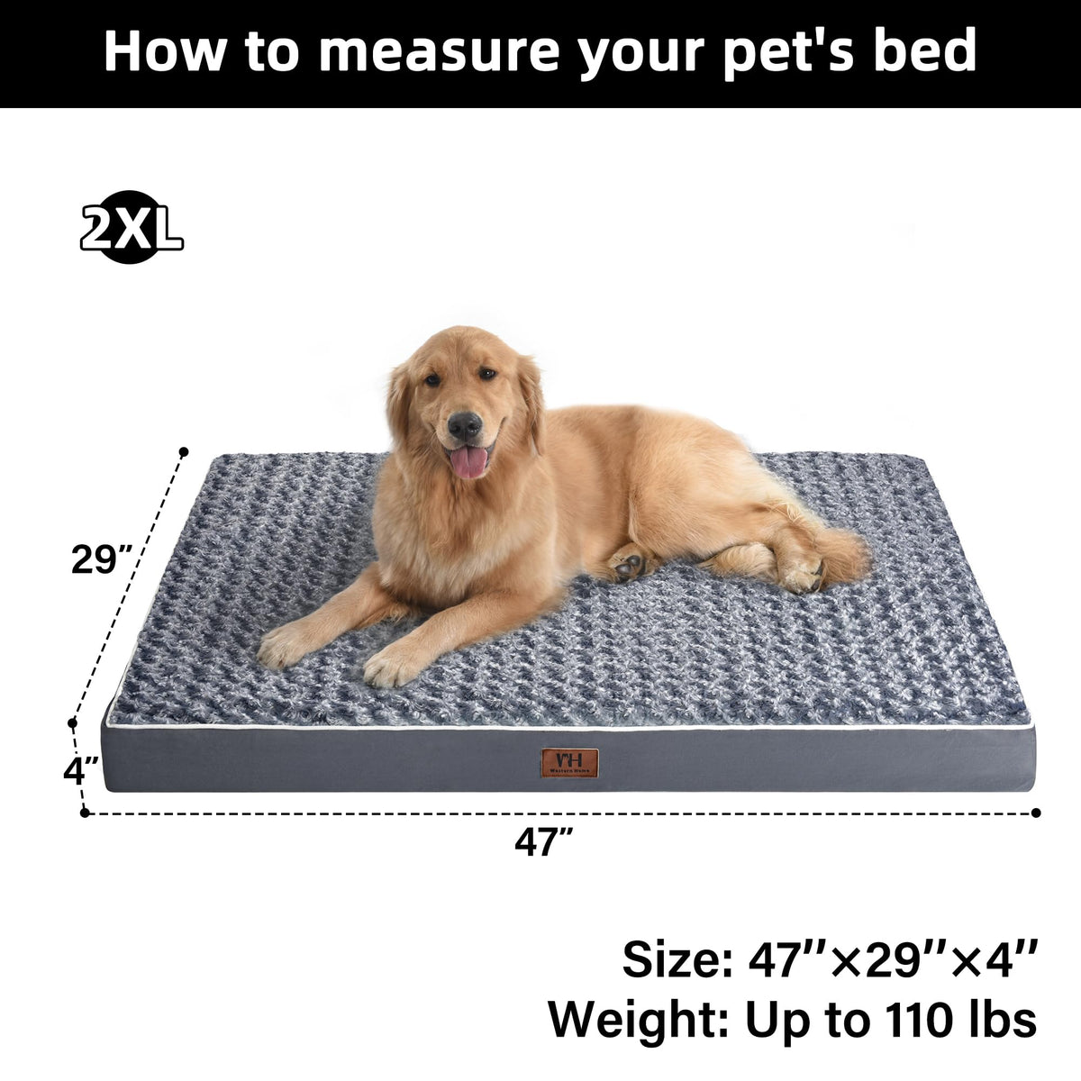 XXL Washable Dog Bed M57545
