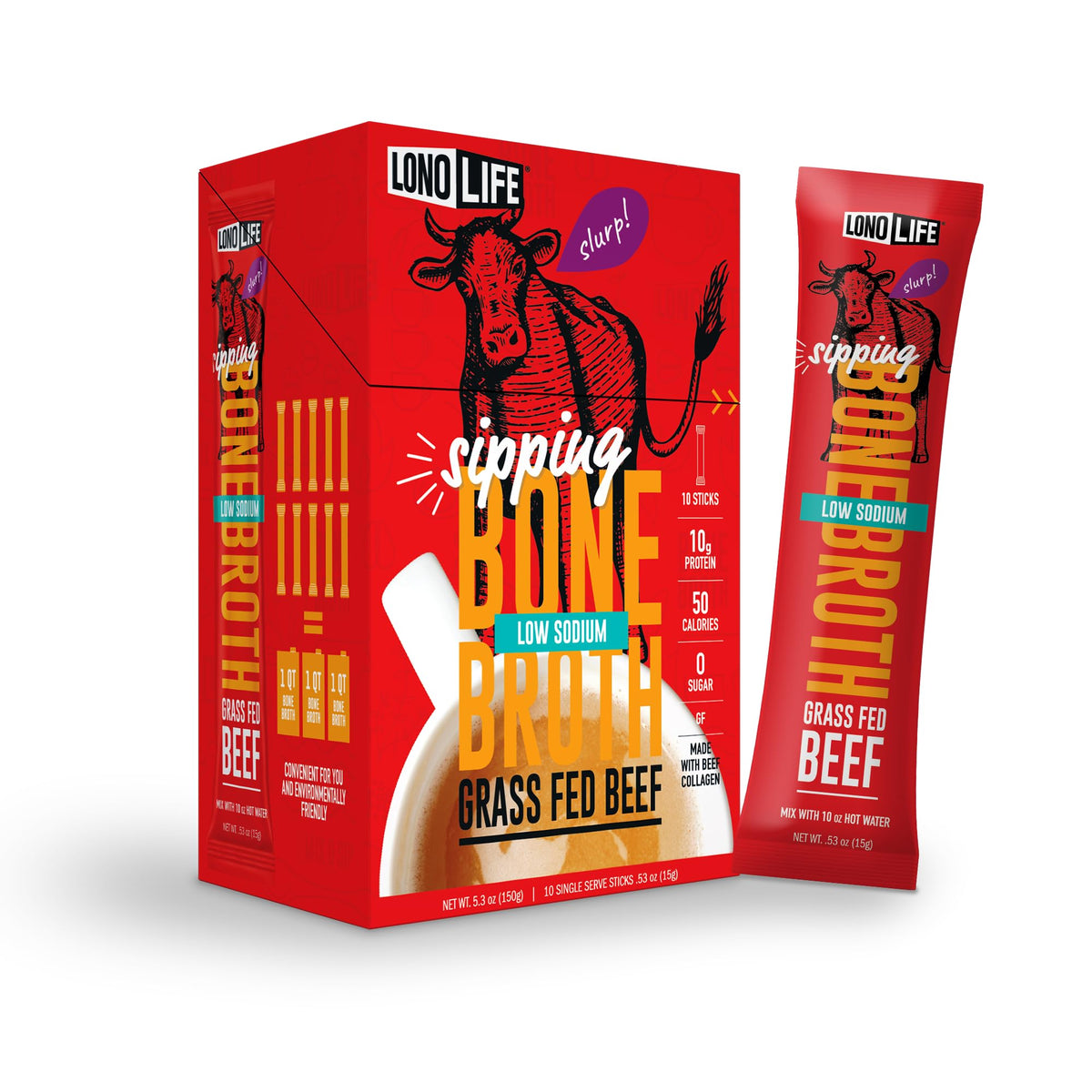Low Sodium Beef Bone Broth Powder Mix I4157