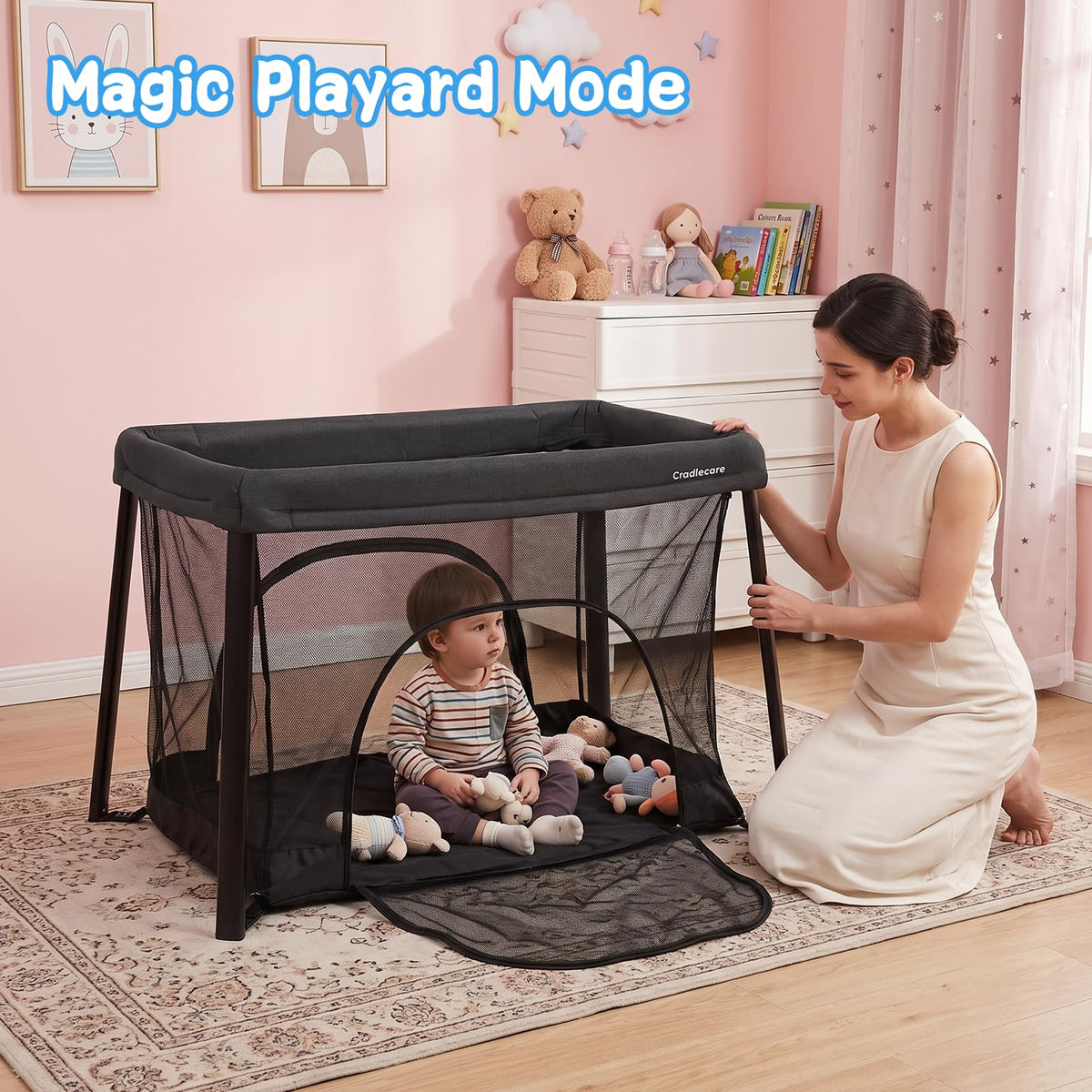 Portable Playpen with Bassinet M432909