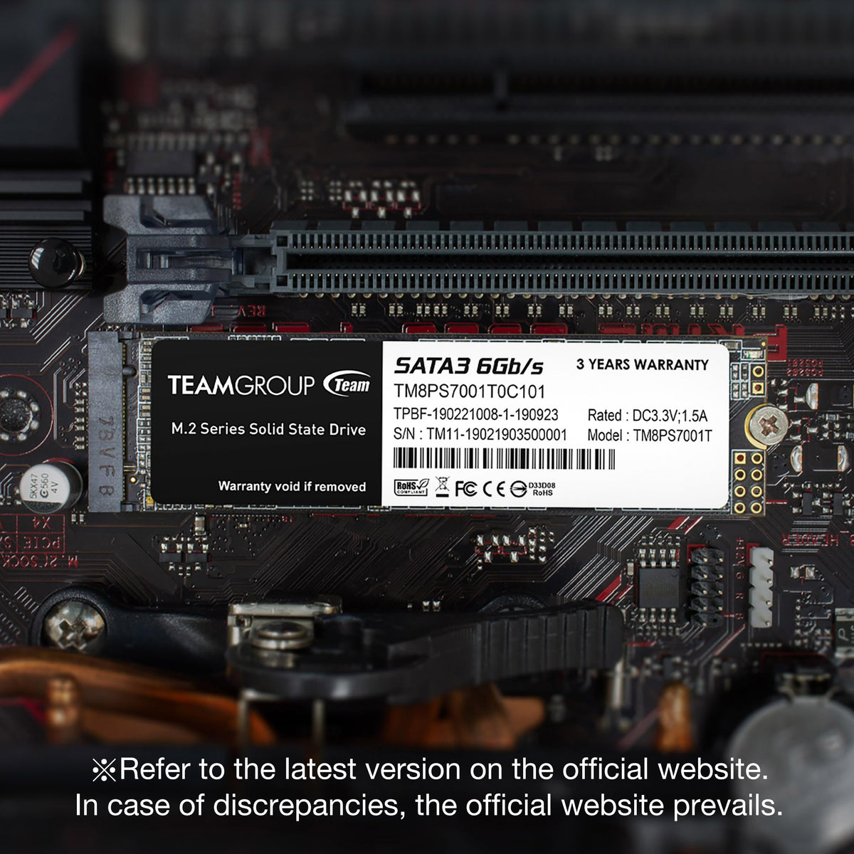 512GB M.2 2280 SATA III Internal Solid State Drive SSD G4583