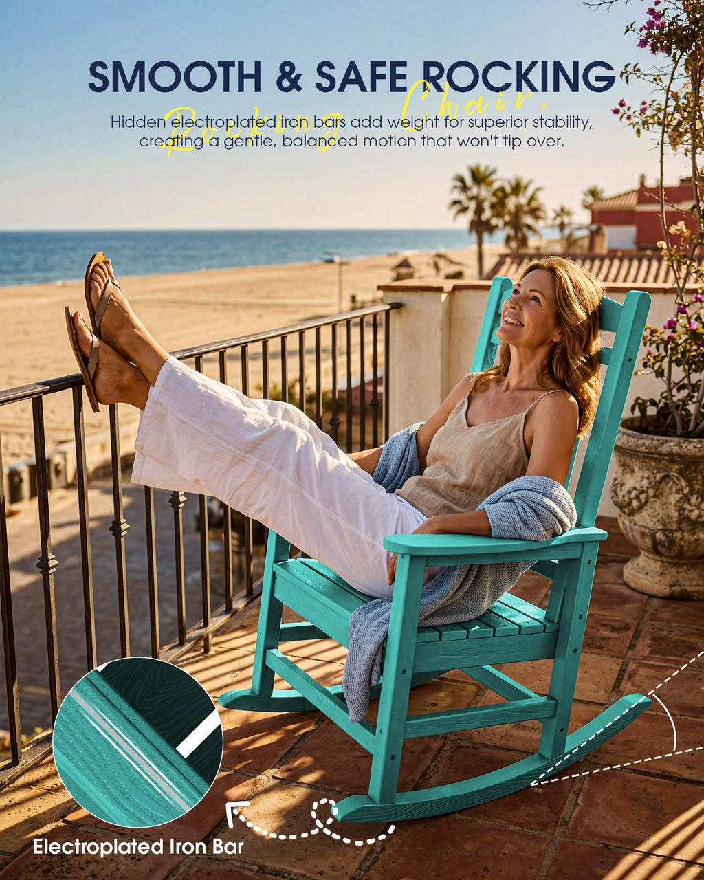 Oversized Outdoor Rocking Chair T5567